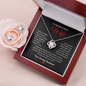To My Beautiful Wife | Love Knot Necklace & Earring Set
