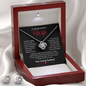 To My Beautiful Wife | Love Knot Necklace & Earring Set