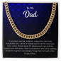 To My Dad | Cuban Link Chain 01
