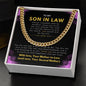 To My Son-in-law | Cuban Chain Necklace 01