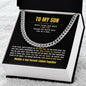 To My Son | Cuban Link Chain 01