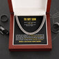 To My Son | Cuban Link Chain 01