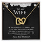 To My Wife | Interlocking Hearts necklace 01