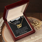 To My Wife | Interlocking Hearts necklace 01