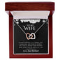 To My Wife | Interlocking Hearts necklace 01