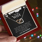 To My Wife | Interlocking Hearts necklace 01
