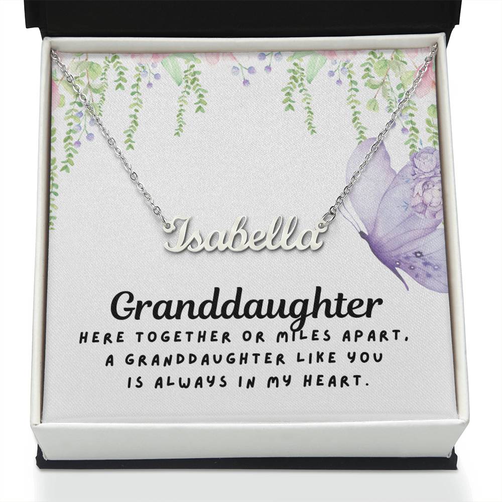 Granddaughter | Custom Name Necklace 11