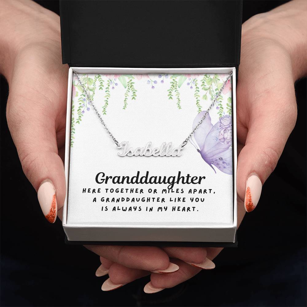 Granddaughter | Custom Name Necklace 11