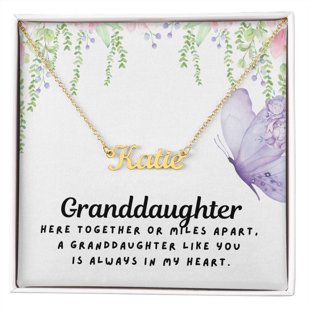 Granddaughter | Custom Name Necklace 11
