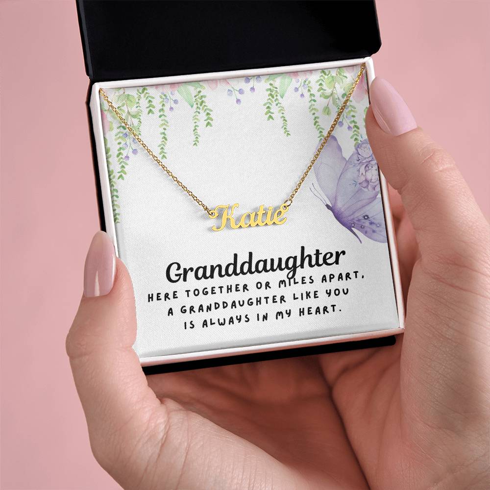 Granddaughter | Custom Name Necklace 11