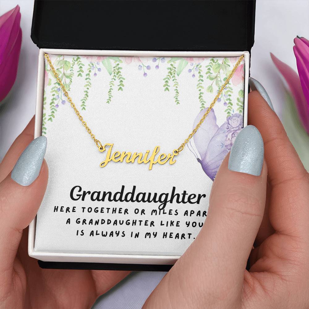 Granddaughter | Custom Name Necklace 11