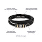 To My Husband | Men's Love You Forever Bracelet 01
