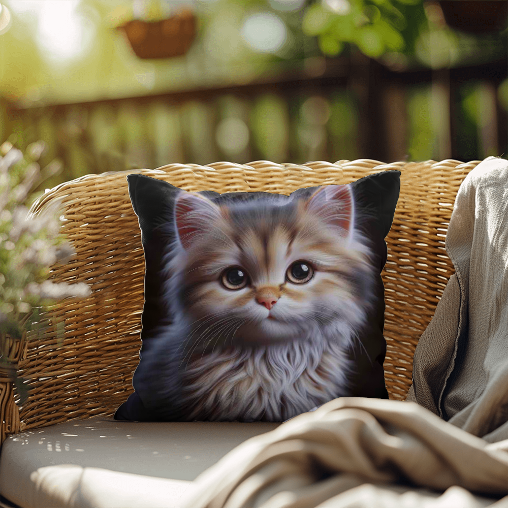 Cat Face | Indoor/Outdoor Pillow 03
