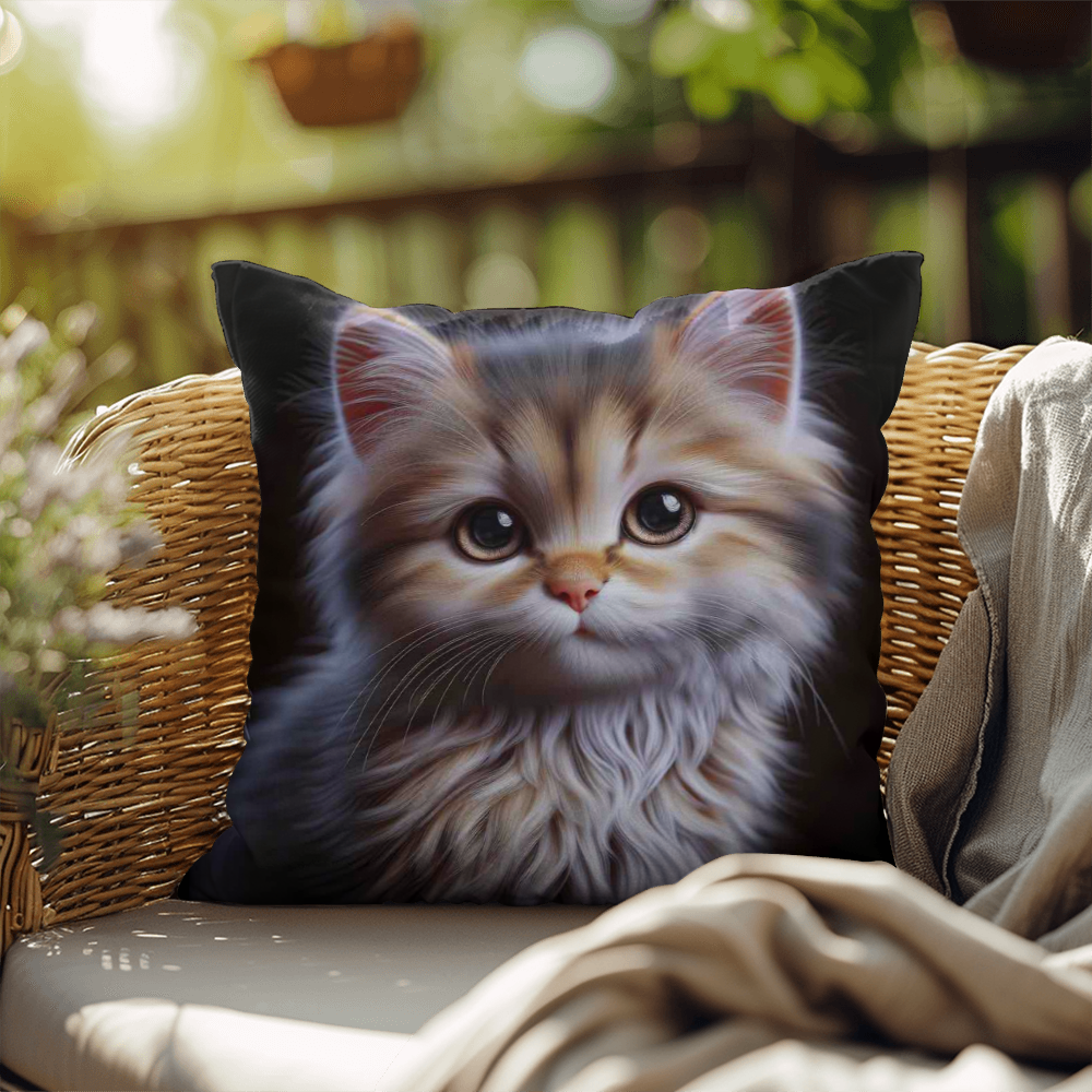 Cat Face | Indoor/Outdoor Pillow 03