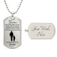 To My Grandson-Grandpa | Dog Tag | 01