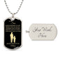 To My Son-Mom | Dog Tag | 02