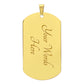 To My Daughter-Dad | Dog Tag | 04