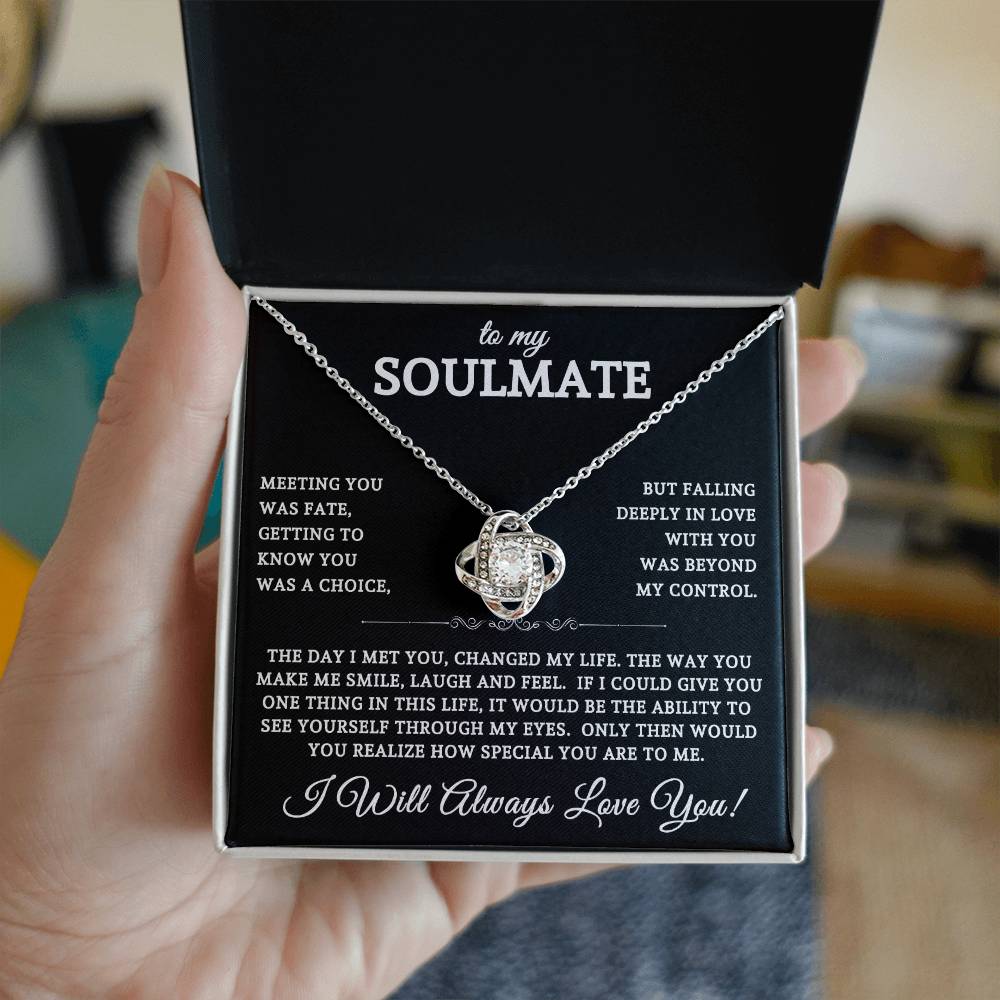 To My Soulmate | Love Knot Necklace 02
