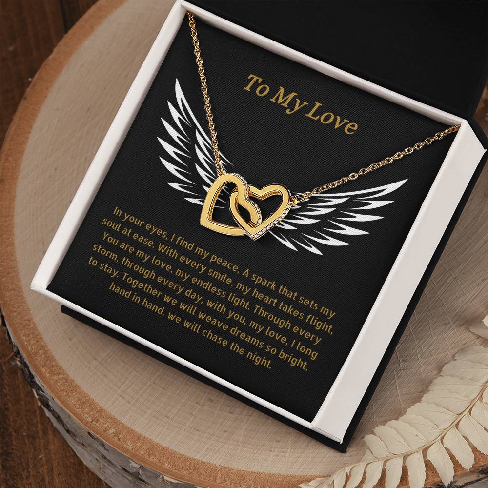 To My Love | Interlocking Hearts Necklace 04