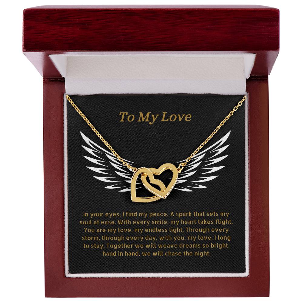 To My Love | Interlocking Hearts Necklace 04