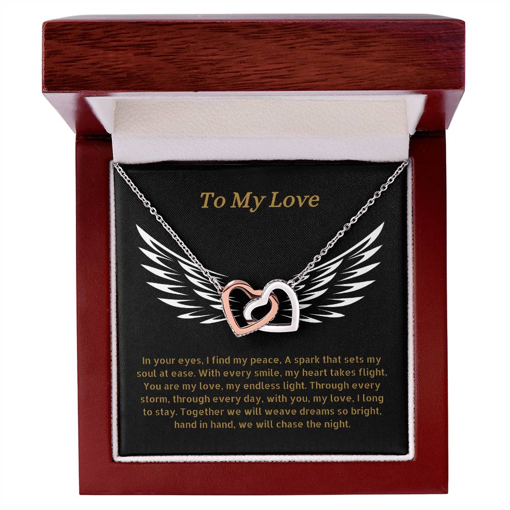 To My Love | Interlocking Hearts Necklace 04