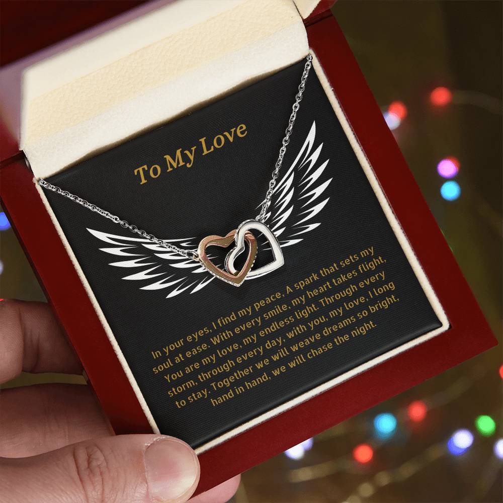 To My Love | Interlocking Hearts Necklace 04