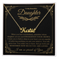 To My Beautiful Daughter | Custom Name Necklace 01