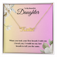 To My Beautiful Daughter | Custom Name Necklace 04