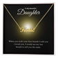 To My Beautiful Daughter | Custom Name Necklace 03