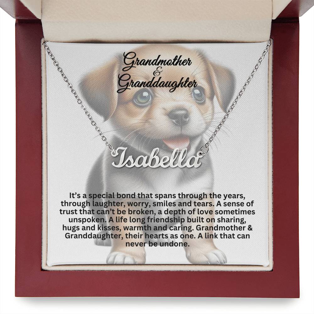 Grandmother-Granddaughter | Custom Name Necklace 10