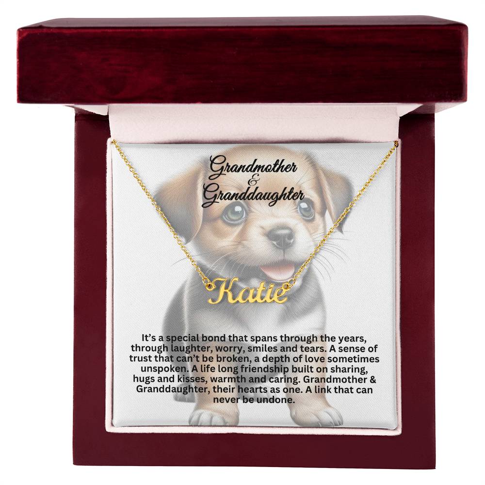 Grandmother-Granddaughter | Custom Name Necklace 10