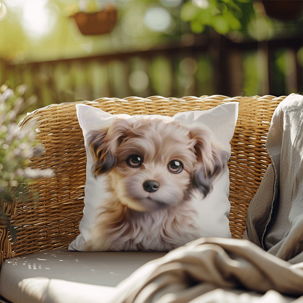 Dog Face |  Indoor/Outdoor Pillow 04