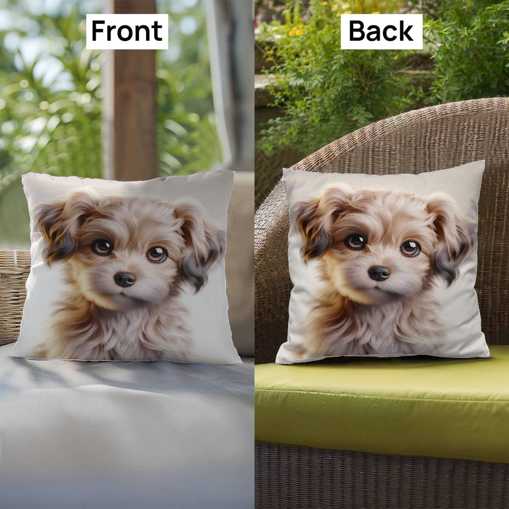 Dog Face |  Indoor/Outdoor Pillow 04