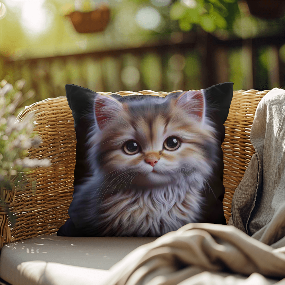 Cat Face | Indoor/Outdoor Pillow 03