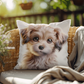 Dog Face |  Indoor/Outdoor Pillow 04